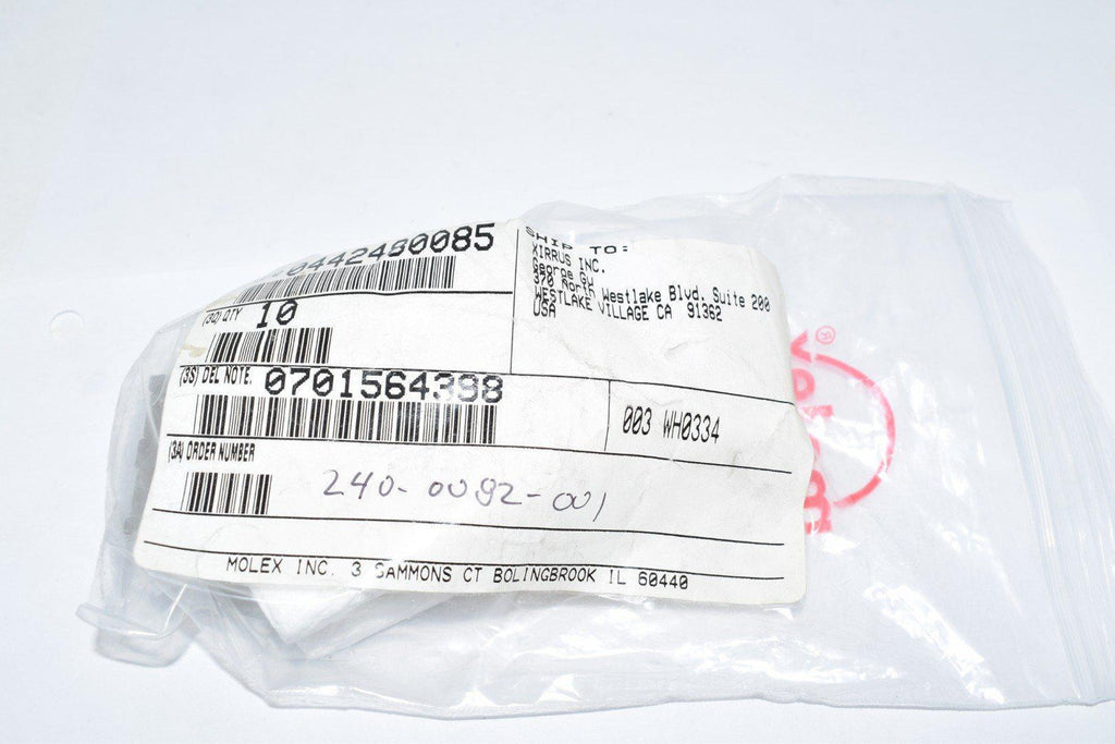 Lot of 5 NEW Molex 0442480085 Jack Modular Connector 8p8c RJ45 Ethernet