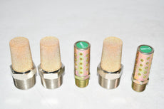 Lot of 5 NEW Numatics & Others Muffler Fittings