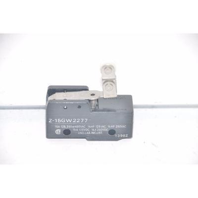 Lot of 5 Z-15GW2277 Switch, 15A, SPDT, Unidirect Short Roller Lever