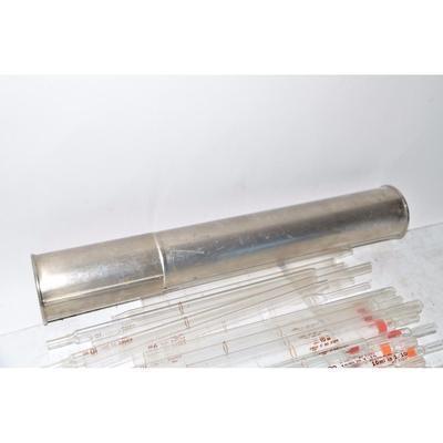 Lot of 51 Kimax 51 No. 37079 1.1ml Glass Reusable Bacteriological Pipet