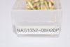 Lot of 58 NEW NAS1352-08H20P National Aeronautical Standard Socket Head Cap Screws Fastener Length: 1-1/4'', Hole Diameter: 3/64''