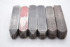 Lot of 6 1/2'' Number Punches Schmidt Gruy Grip