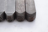Lot of 6 1/2'' Number Punches Schmidt Gruy Grip