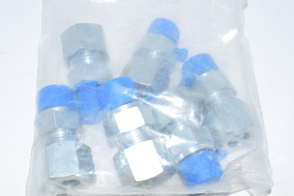 Lot of 6 NEW Brennan D8041-S12-06-O-NBR Stud Straight - 12 mm Male Metric x 3/8 Coupling