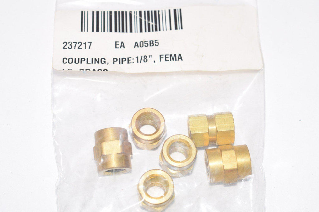 Lot of 6 NEW Cajon, Swagelok, Pipe Coupling 1/8'', Brass