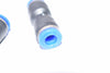 Lot of 6 NEW CYKJ Pneumatic Plastic Tube Connector Fittings