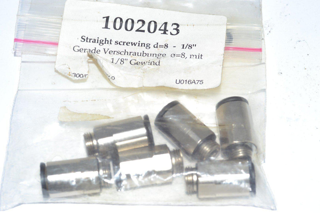 Lot of 6 NEW KNAPP 1002043 Straight Screwing Fitting d=8 1/8''