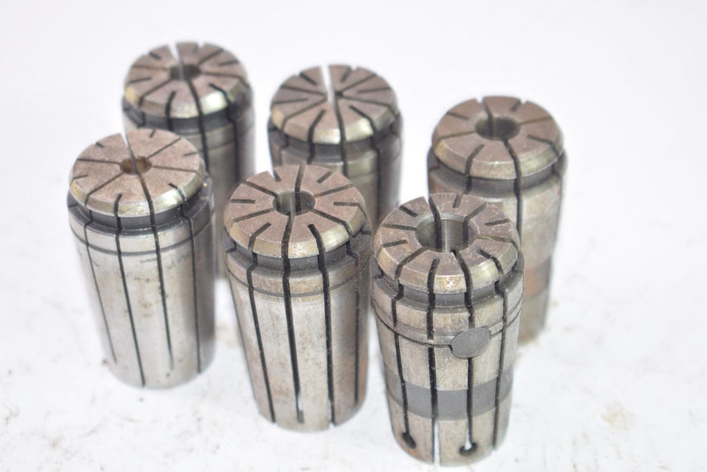 Lot of 6 TG 100 Spring Collets High Precision, Machinist Tooling, CNC Tooling