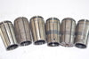 Lot of 6 TG100 Collets, Spring Collets, 5/8'' - 17/64'' CNC, Machinist Tooling