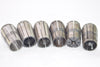 Lot of 6 TG100 Collets, Spring Collets, Machinist Tooling 21/64'' x 5/16''
