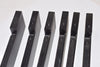 Lot of 6 Ultratech Stepper, UTS, Replacement Machine Fixture Plates, 8-3/4'' OAL x 2'' W