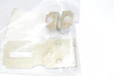 Lot of 7 NEW 4PE29 Conventional Fixed Staple Hasp, 7/10 inH x 1 1/2 inW x 2 1/2 inL, Brass Plated Finish
