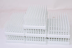 Lot of 7 NEW Clean-Room Test Tube Holders, Scientific Holders, 7-1/8'' x 5''