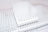 Lot of 7 NEW Clean-Room Test Tube Holders, Scientific Holders, 7-1/8'' x 5''