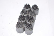Lot of 8 Amada Strippit Wilson Punch Press Button Brushes 1'' OD x 1-1/8'' Thick