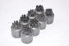 Lot of 8 Amada Strippit Wilson Punch Press Button Brushes 1'' OD x 1-1/8'' Thick