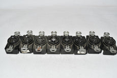 Lot of 8 Hubbell 20A Plug Receptacles