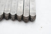 Lot of 8 MarkRite & Others Number Punches Mixed Lot Punch