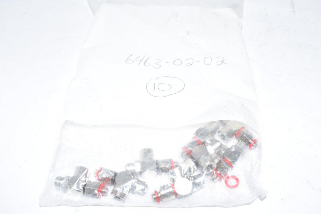 Lot of 8 NEW 6463-02-02 3 way Tee Fittings