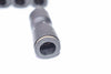 Lot of 8 NEW LEGRIS 3/8 in x 1/4 in Plastic Unequal Straight Union, Black