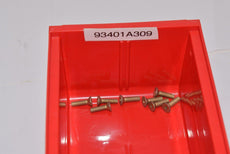 Lot of 8 NEW MIL. Spec. Alloy Steel Hex Drive Flat Head Screw 8-32 Thread, 5/8'' L 93401A309