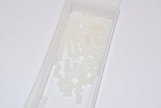 Lot of 86 NEW McMaster-Carr Off-White Nylon Unthreaded Spacers 3/16'' OD, 5/16'' Long, for Number 4 Screw