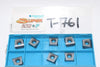 Lot of 9 NEW Ingersoll DPM424-032 Carbide Inserts, Grade IN2030