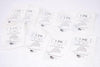Lot of 9 Packs of 10 NEW Rotor Clip Retaining Rings E-37SS 3/8'' External Stainless Steel