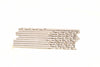 Lot of NEW 1.4mm High Speed Steel Twist Head Drill Bits - Bright Finish