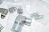 Lot of NEW Fittings, Brennan & Others Brass, Standard 90 deg. Straight Couplings