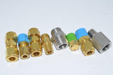 Lot of NEW Parker Swagelok Compression Threaded Fittings Mixed Lot