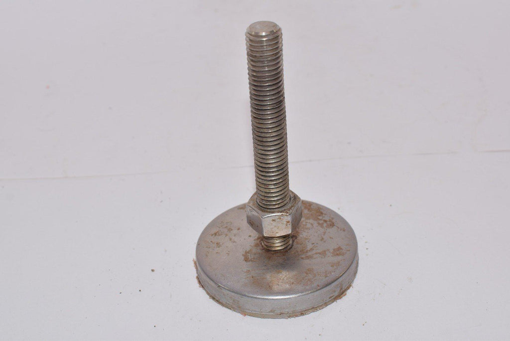 Machine Leveling Foot Mount Metal, Stainless 5-1/4'' OAL