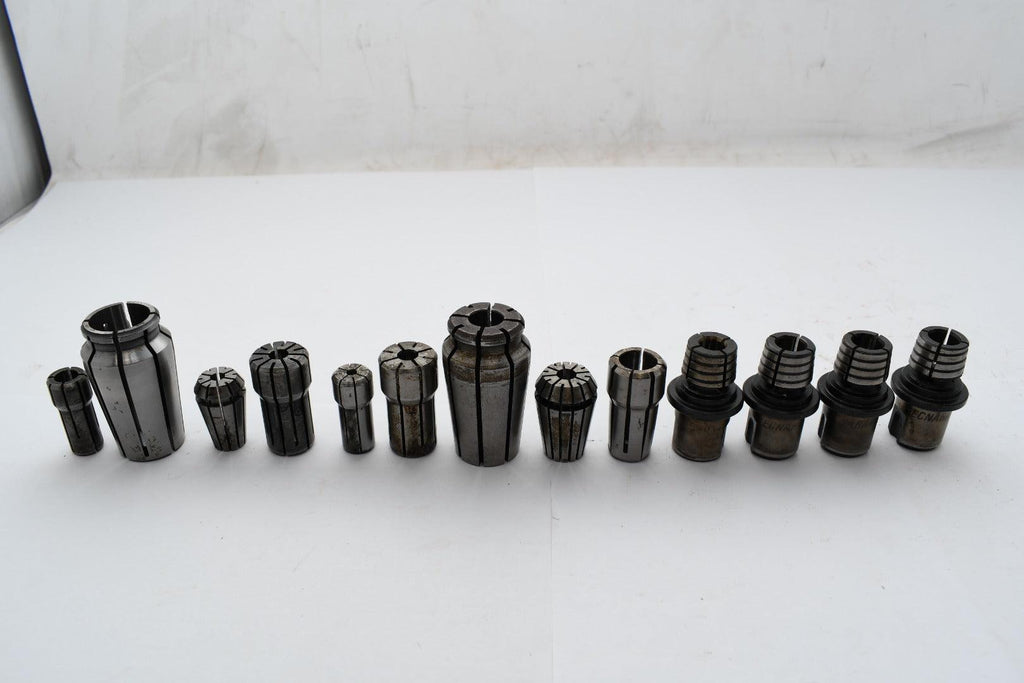 Machinist Tooling Lot Mixed Lot of Collet Holders Various Sizes Brands