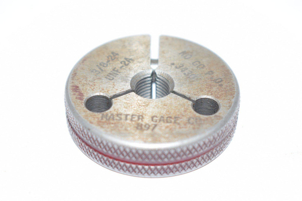 Master Gage 3/8-24 UNF-2A Thread Ring Gage Go No Go Gauge No Go PD .34301