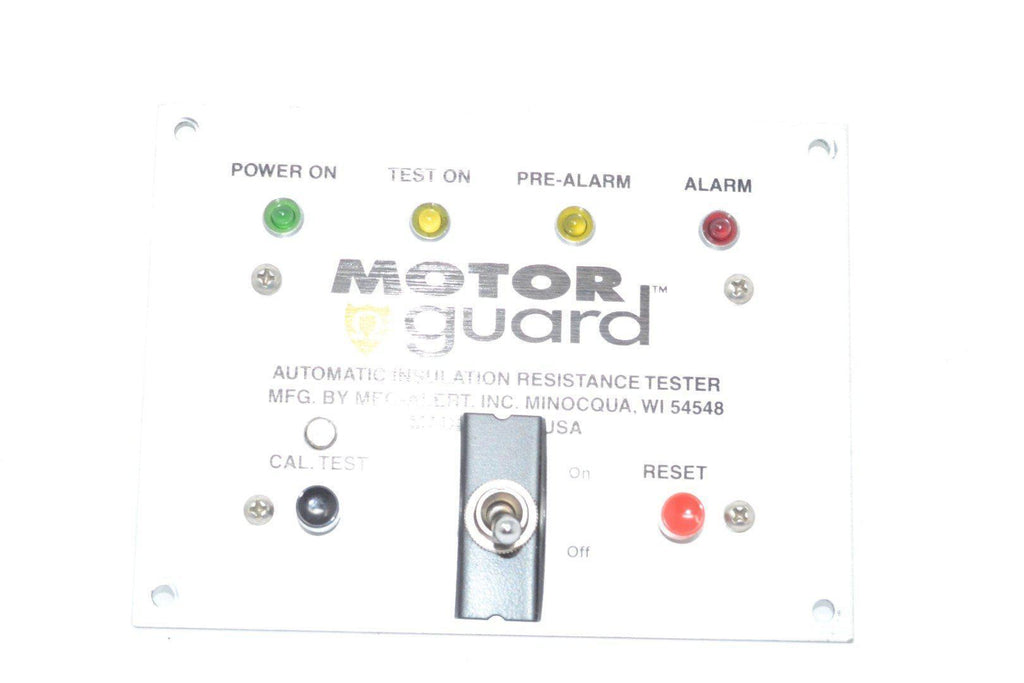 MEG-ALERT MOTOR GUARD AUTOMATIC MOTOR INSULATION RESISTANCE TESTER