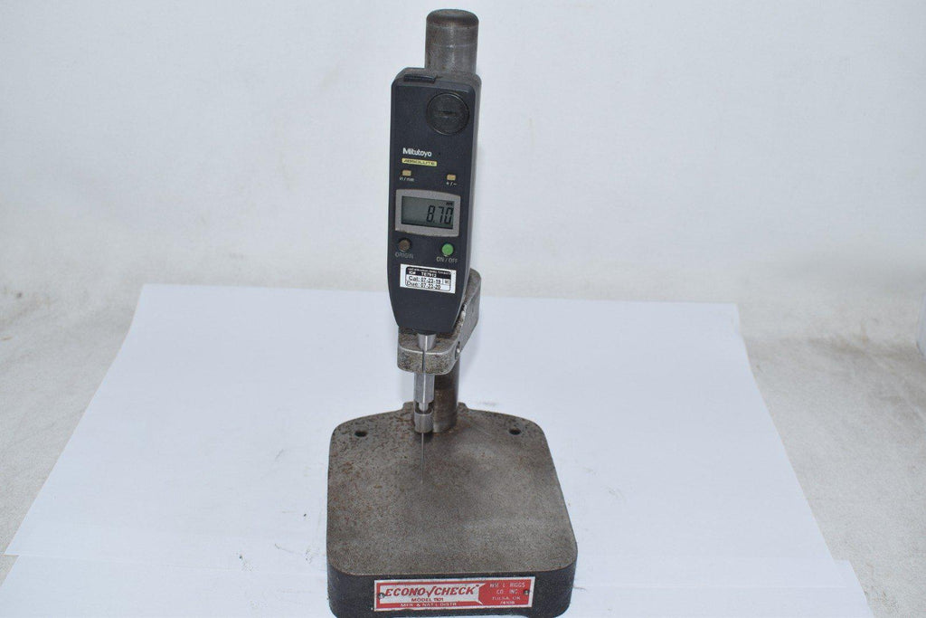Mitutoyo 575-123 Digimatic Indicator Econo Check 1101 Comparator Stand Inspection