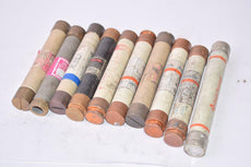 Mixed Lot of 10 Bussmann, Gould Shawmut Fuses Mixed Sizes