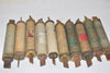 Mixed Lot of 10 Bussmann, Littelfuse, Gould Shawmut Fuses, Mixed Sizes