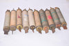 Mixed Lot of 10 Bussmann, Littelfuse, Gould Shawmut Fuses, Mixed Sizes
