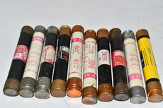 Mixed Lot of 10 Fuses, Gould Bussmann Littelfuse