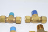 Mixed Lot of 10 NEW Parker Brass Fittings 3-Way Tee