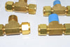 Mixed Lot of 10 NEW Parker Brass Fittings 3-Way Tee