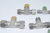 Mixed Lot of 11 NEW Hoke Gyrolok & Others 3-Way Tee Fittings