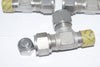 Mixed Lot of 12 NEW Hoke Gyrolok & Others 3-Way Tee Fittings