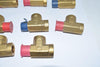 Mixed Lot of 14 NEW Parker Tee Fittings Brass