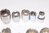 Mixed Lot of 20 Sockets Metric & SAE Mixed Sizes, Stanley, Crescent Etc