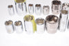 Mixed Lot of 20 Sockets Metric & SAE Mixed Sizes, Stanley, Crescent Etc