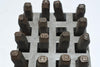 Mixed lot of 26 LS 1/8'' Letter Punches