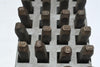 Mixed lot of 26 LS 1/8'' Letter Punches