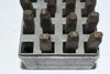 Mixed lot of 26 LS 1/8'' Letter Punches